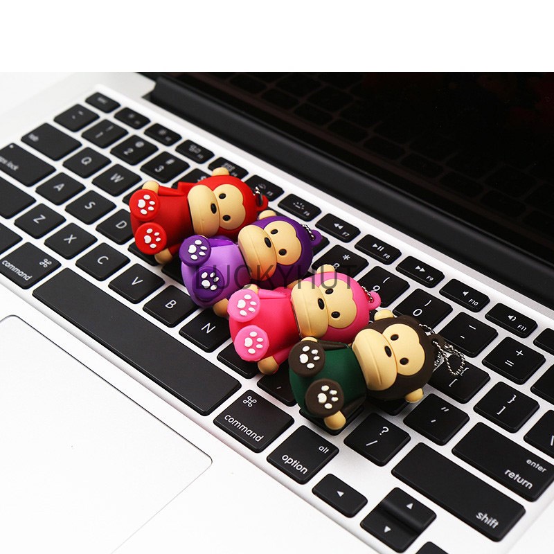 Suntrsi Usb Flash Drive monkey Cartoon1GB 8GB 16GB 32GB 64GB 128GB Pen Drive Usb Memory Stick Hadiah Untuk PC