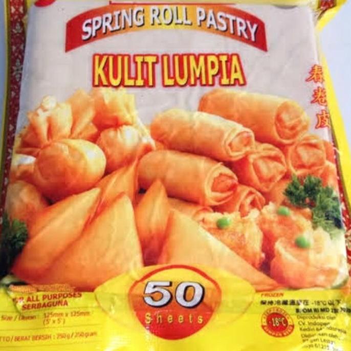 

Finna Spring Roll Pastry Kulit Lumpia Kecil 125x125cm 250gr isi 50 TERLARIS TERPERCAYA ORIGINAL