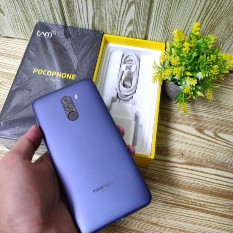 Hp Bekas Xiaomi Pocophone F1 Ex Tam 6 64 6 64gb Fullset Mulus Garansi Resmi Ram 6gb 64gb Shopee Indonesia