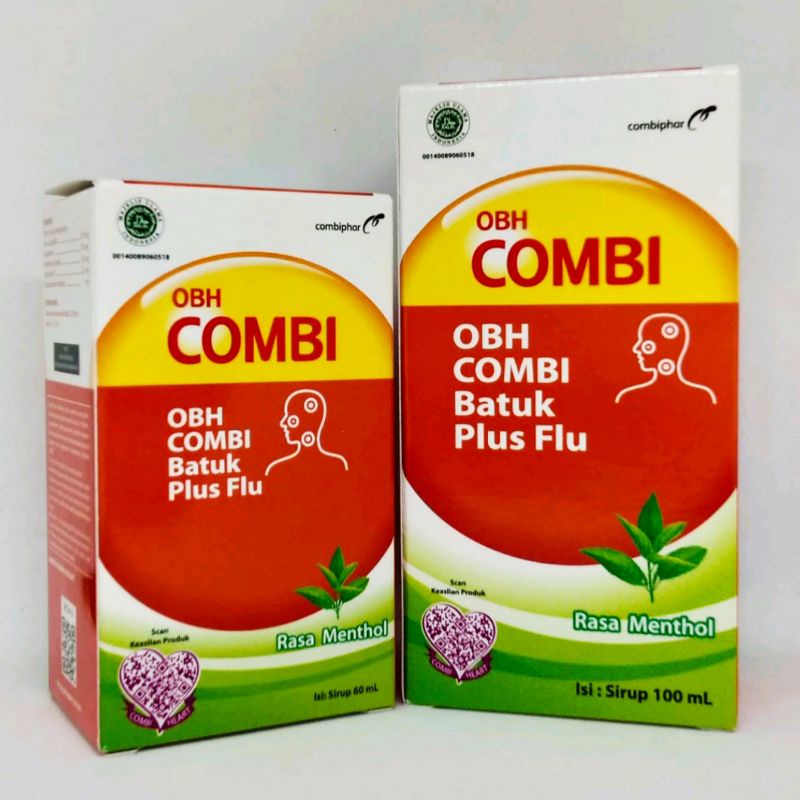 OBH Combi Batuk Plus Flu / OBH 60 ml / OBH 100 ml / OBH / Batuk Flu / Demam / Sakit Kepala
