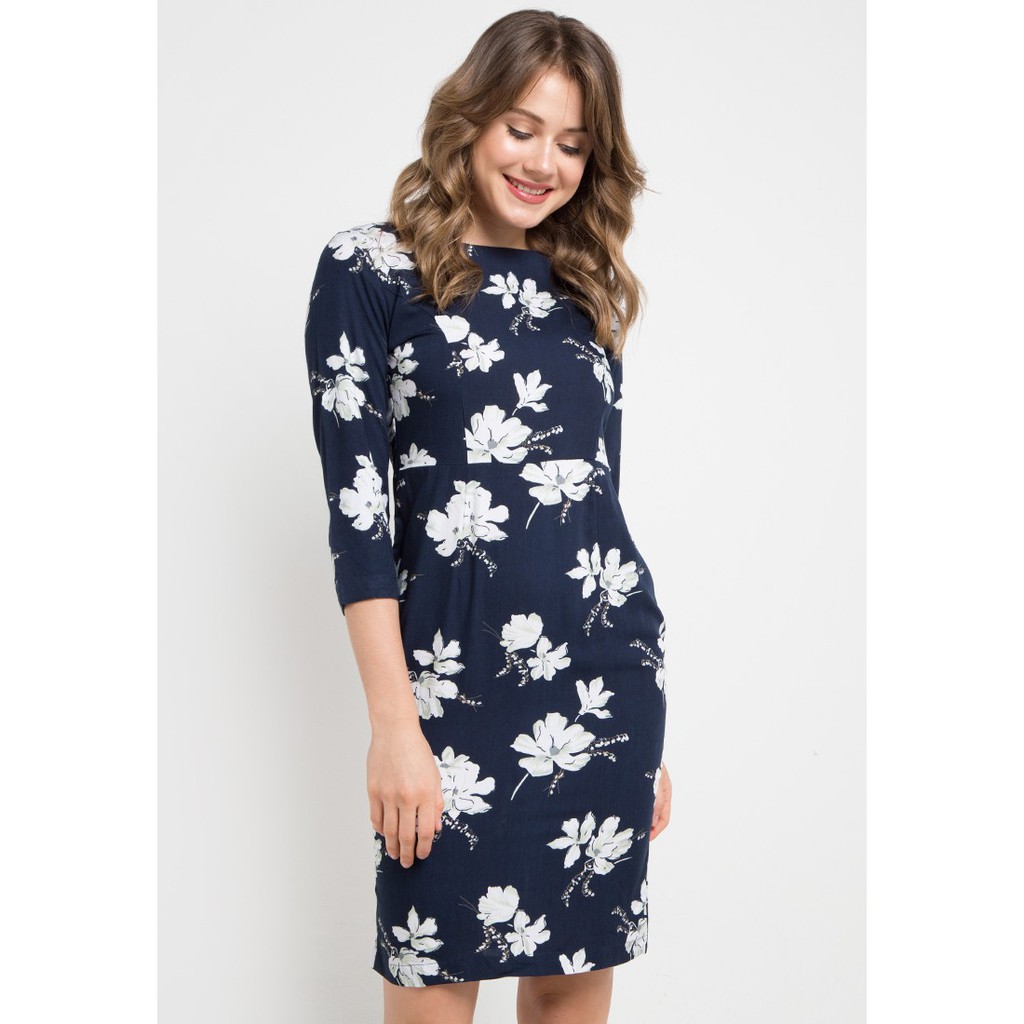 Geela Official - Blossom Aura Midnight Dress