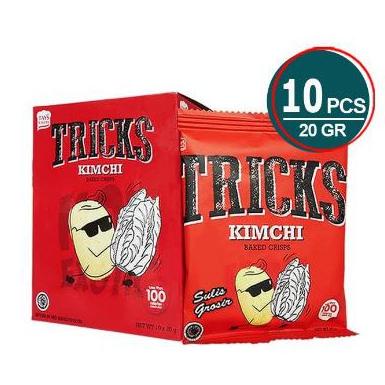 

{New Mall QR 12Ju7An} Tricks Crisps (10x18gr) (original, asian BBQ, Bulgogi, Kimchi, Rendang) / Pota