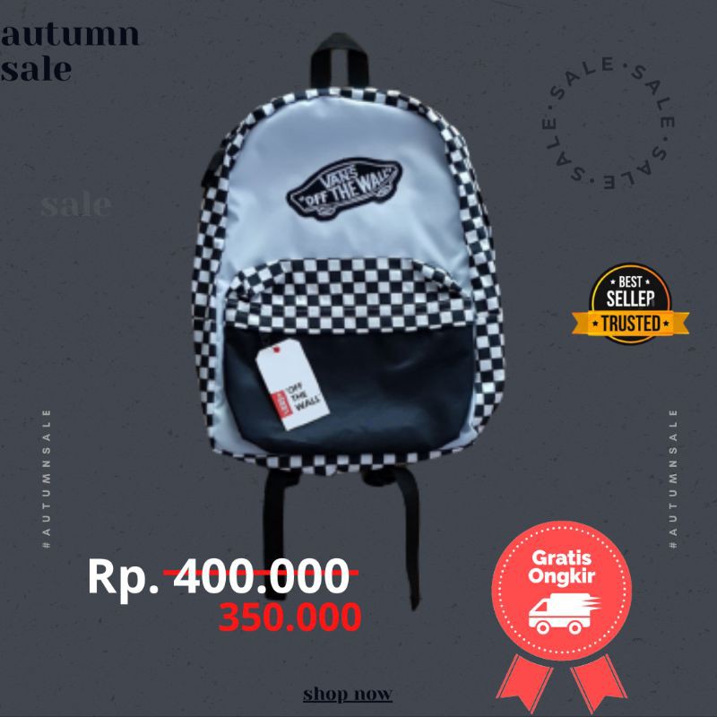 TAS BACKPACK VANS PATCH CHECK BOARD