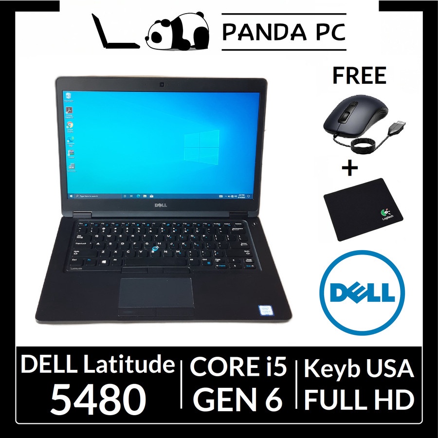 Dell Latitude E5480 Core i5 Gen 6 Full HD 14inch - Laptop Second 5480