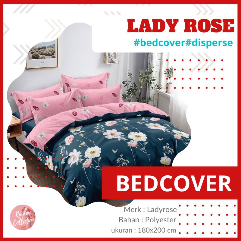 Raishacollection Bedcover Lady Rose Rumbai King Size