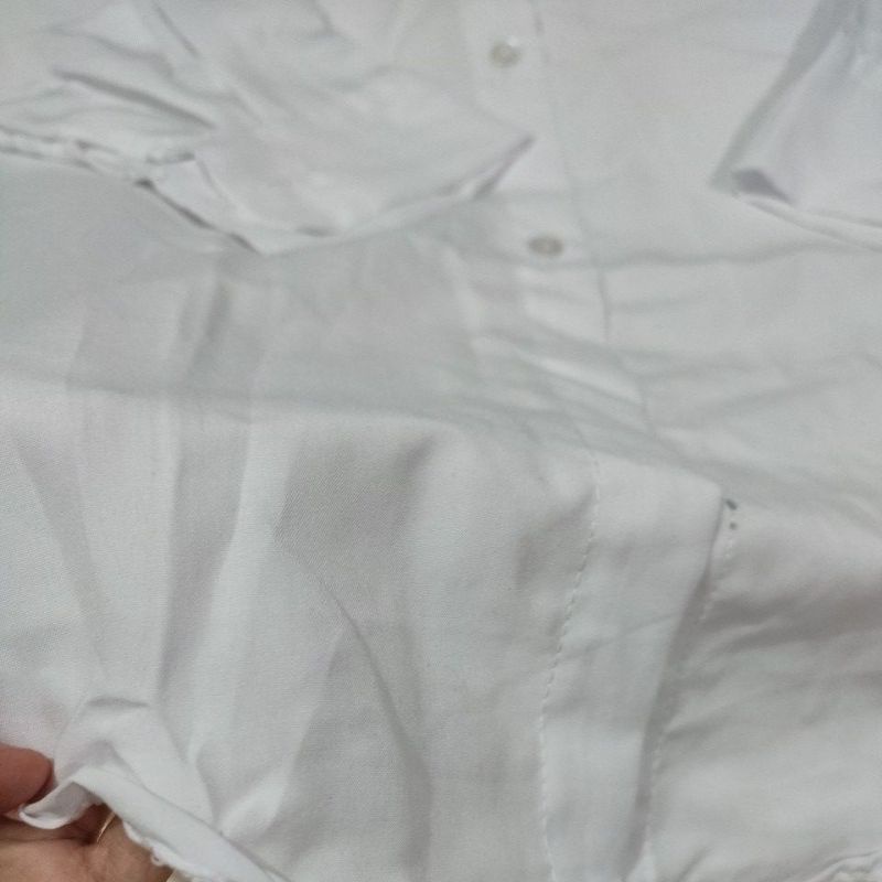 Kemeja Wanita Polos Dexy Ukuran Besar Bahan Katun Poly