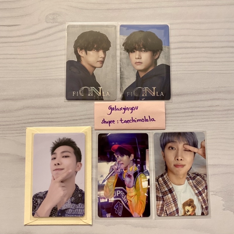 bts jungkook memories 2017 dvd photocard - jk memo17 official pc memo 17 - bundle fila on taehyung s