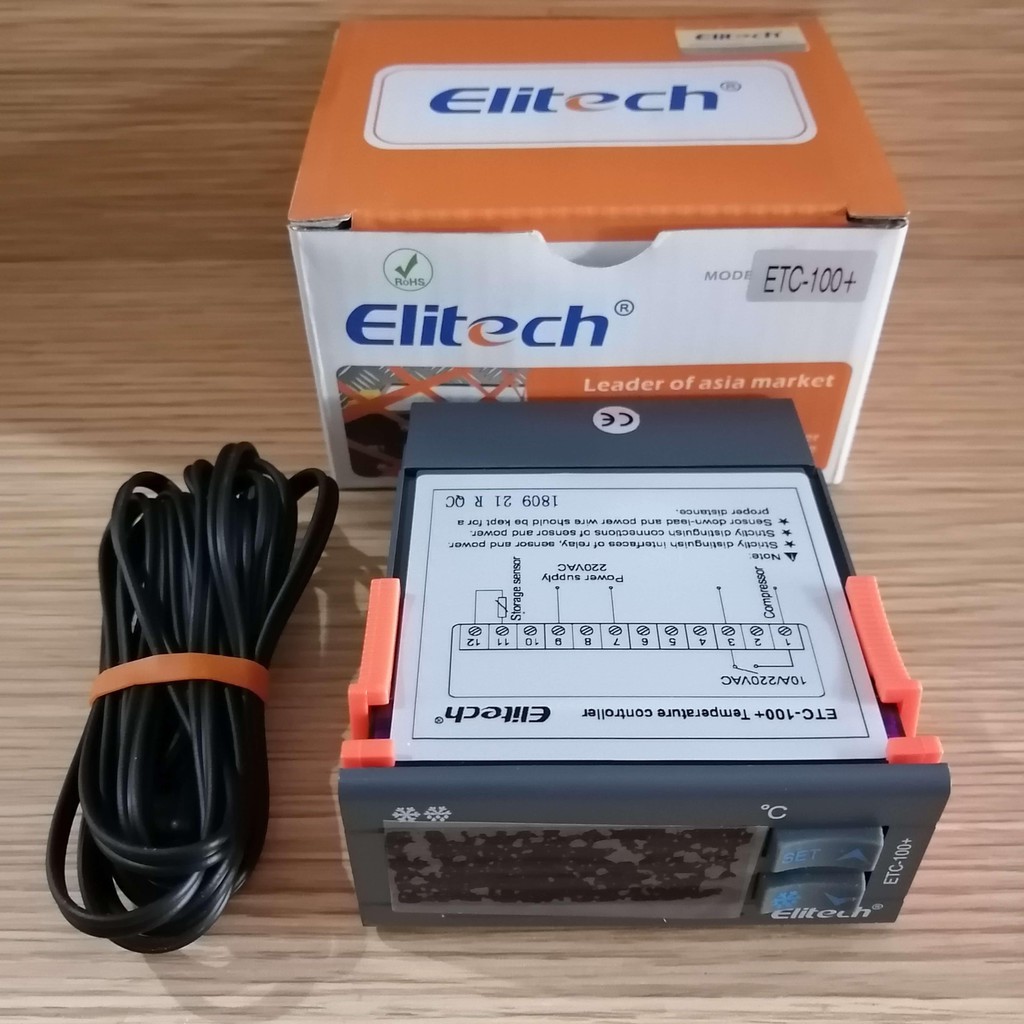 Jual DIGITAL THERMOSTAT ELITECH ETC100+ Indonesia