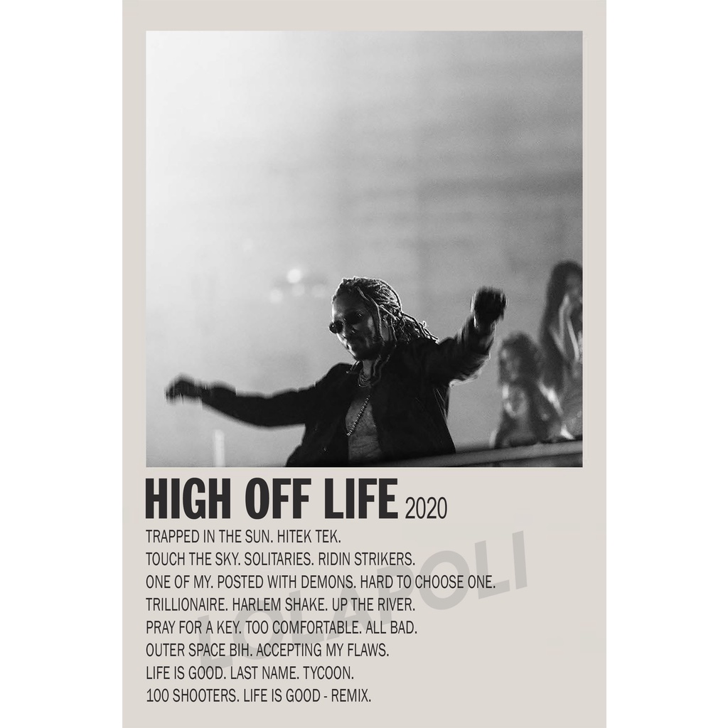 Poster Cover Album High Off Life - Future