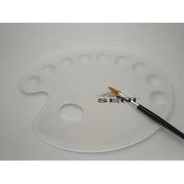 

Palette lukis V-Tec Plastik Palette RD-B3 ukuran 43 x 30 cm