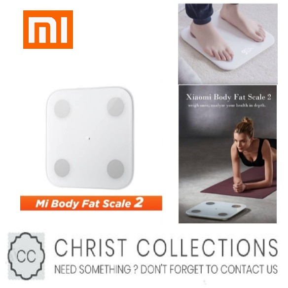 XIAOMI MI SMART SCALE 2 BODY FAT ANALYZER TIMBANGAN BADAN DIGITAL