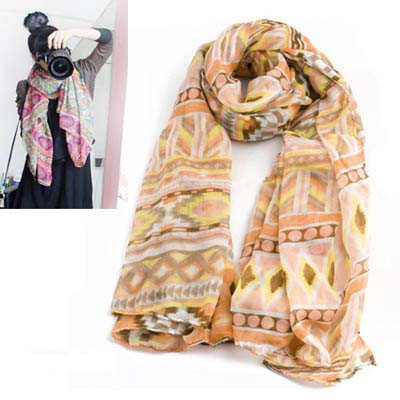 C0305X / 4X - 3 WARNA SYAL FASHION TRIBAL GOOD QUALITY IMPORT