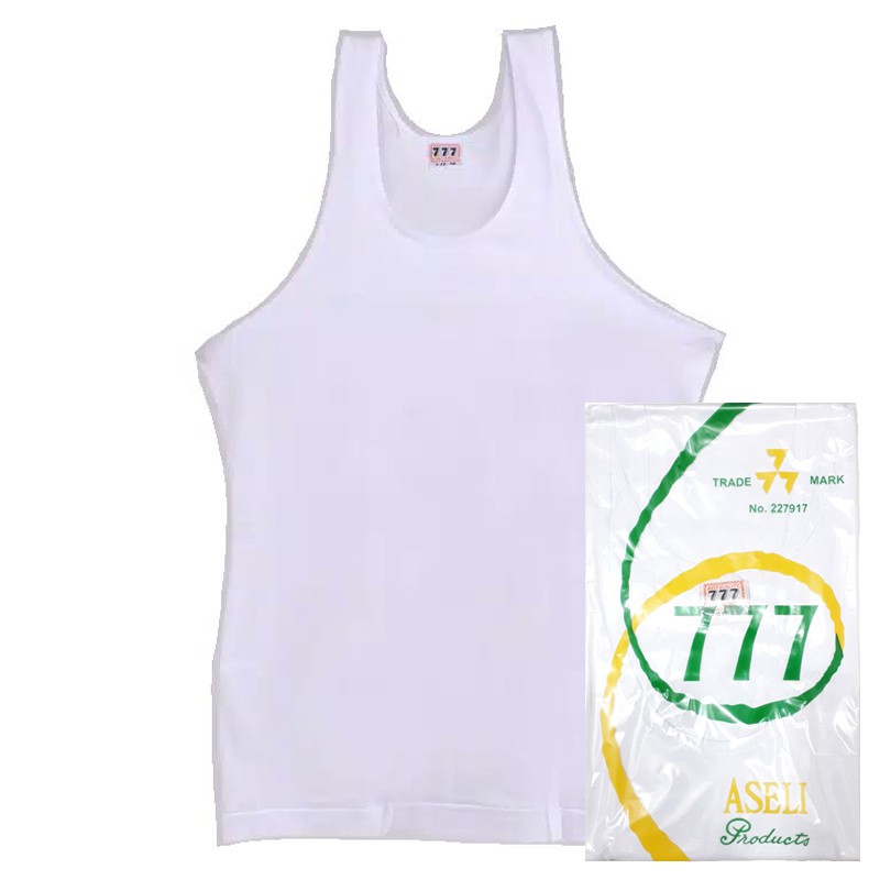 Kaos Singlet Putih Pria 777