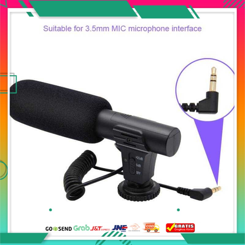 Microphone Kamera DSLR Mirrorless Shotgun MIC-05