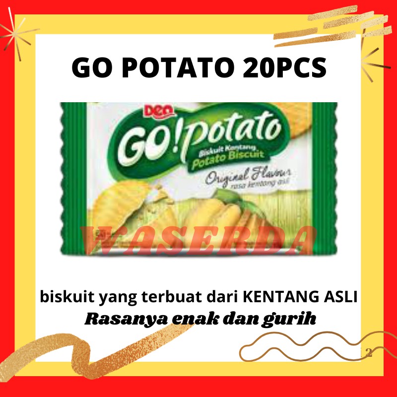 

20PCS SNACK GO POTATO BISKUIT KENTANG CEMILAN JAJANAN