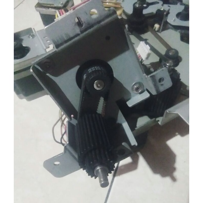 STEPPER MOTOR NEMA23 - 1,7A  SET, PULLY BELT GEAR SESUAI FOTO