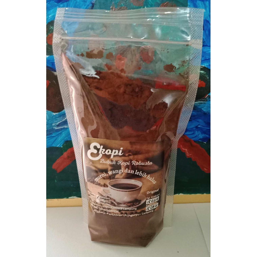 

Ekopi 100 gram, Bubuk Kopi Robusta Lampung