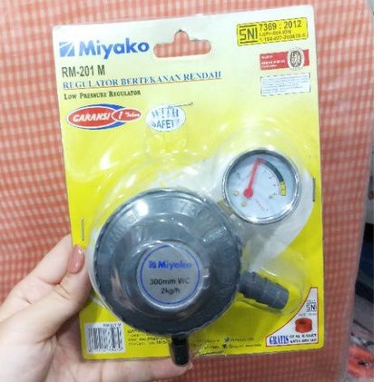 REGULATOR MIYAKO 201M - KEPALA GAS MIYAKO - PENGUNCI GAS - REGULATOR GAS MIYAKO - KEPALA TABUNG GAS