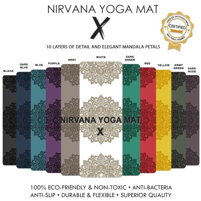 Nirvana Yoga Mat X yoga mat garansi anti slip original matras yoga