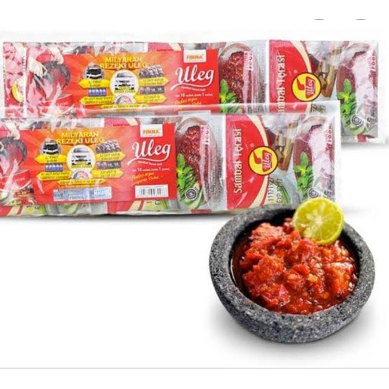 

Uleg Sambal Terasi Sac 10x20gr