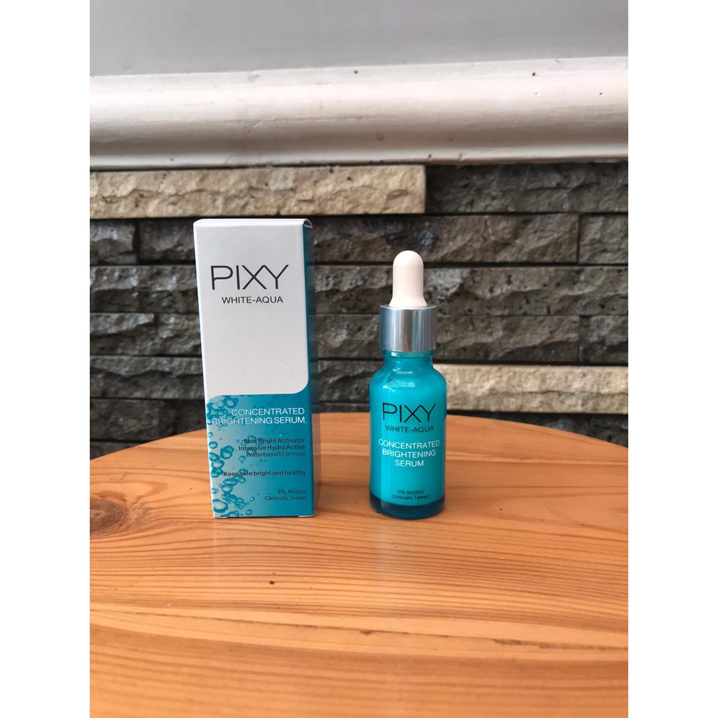 Ningrum Perawatan Serum Kecantikan Pixy White Aqua Concentrated Brightening Serum - 8039