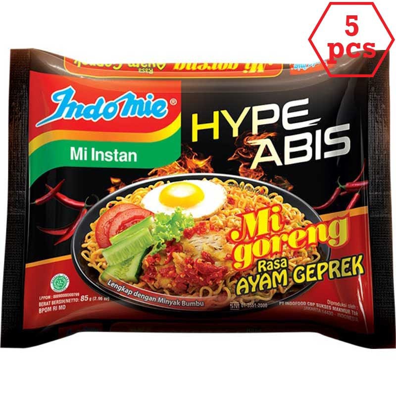 

Indomie Hypeabis Ayam Geprek 85g 5pcs
