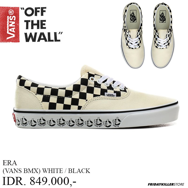 SEPATU VANS OFF THE WALL | ERA VANS BMX WHITE