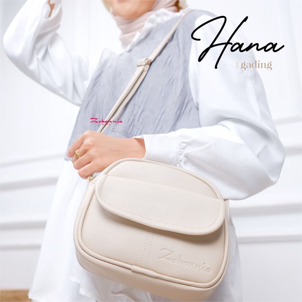 tas selempang hana bag zabannia sling bag wanita muslimah terbaru original