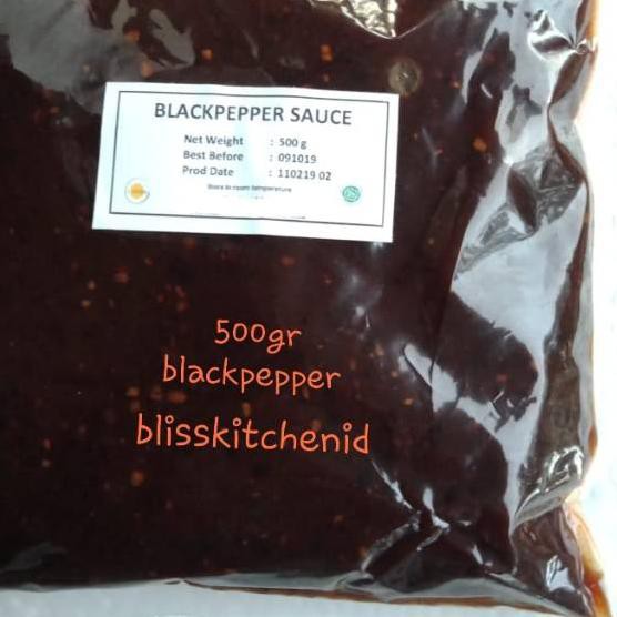 

Langsung Kirim Saus / Bumbu / Sauce Blackpepper / Blackpaper / Lada Hitam 500gr T56**