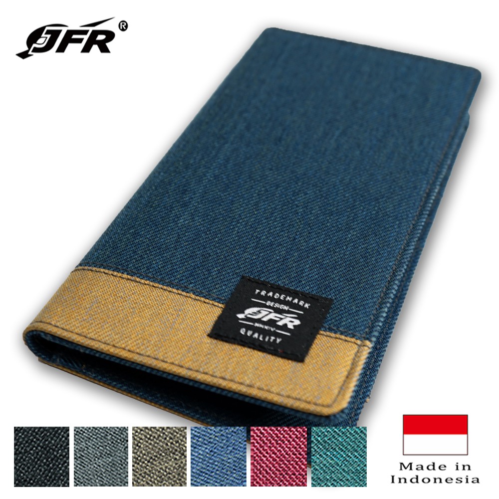 JFR Fashion Dompet Pria Bahan Kulit Canvas JP15 Shopee 