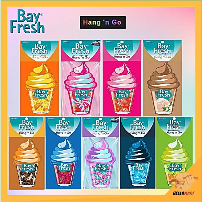 ORIGINAL Bayfresh Hang N Go / Bay Fresh Pengharum Ruangan &amp; Mobil / HELLOMARTID