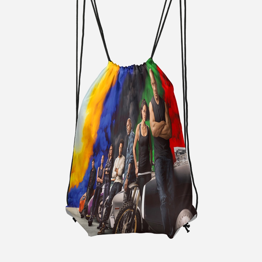 Tas serut String bag Tas Punggung Fast & Furious 9 3D Fullprint Terbaru dan Termurah Art 4