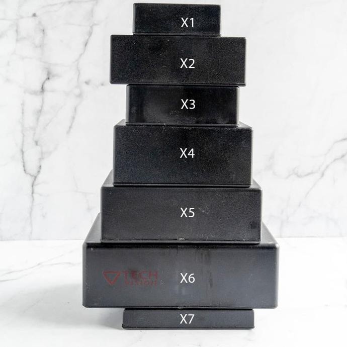 Box Plastik Hitam X6 X-6 Kotak Elektronik tvison Ayo Beli