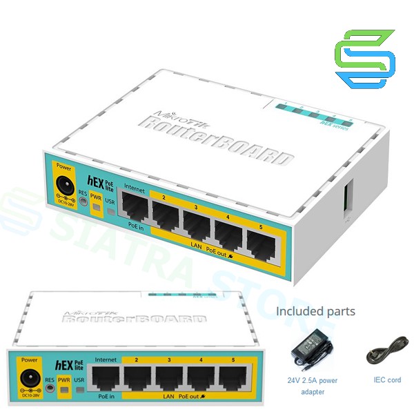 MikroTik hEX PoE lite RB750 UPr2