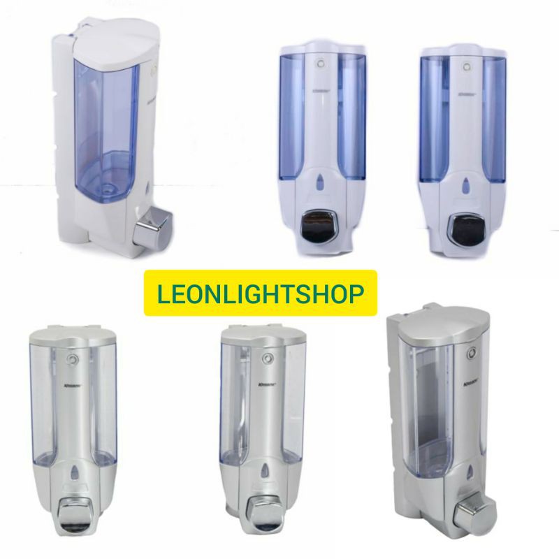 KRISBOW SOAP DISPENSER 380 ML SINGLE DAN DOUBLE / DISPENSER SABUN/ TEMPAT HANDSOAP/ HANDSOAP DINDING