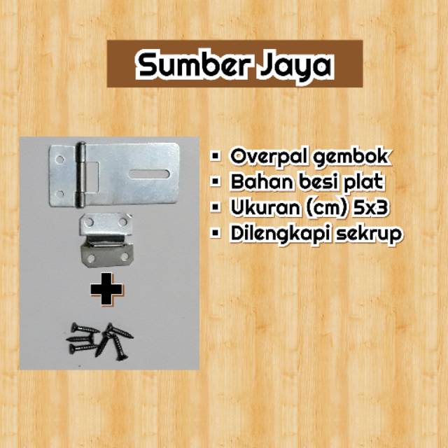 Overpal gembok 2 inch cantelan gembok