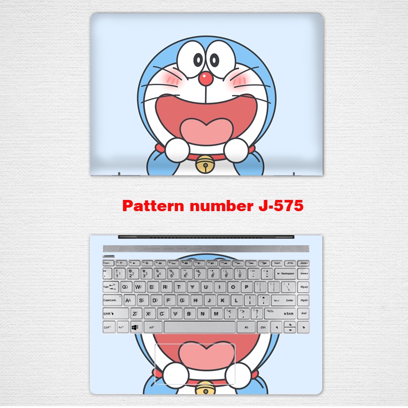 2pcs Stiker Pelindung Laptop Universal Motif Doraemon Ukuran 12 13 14 15.6 Inch ACER Swift Nitro 5 aspire AN515-52 AN515-55