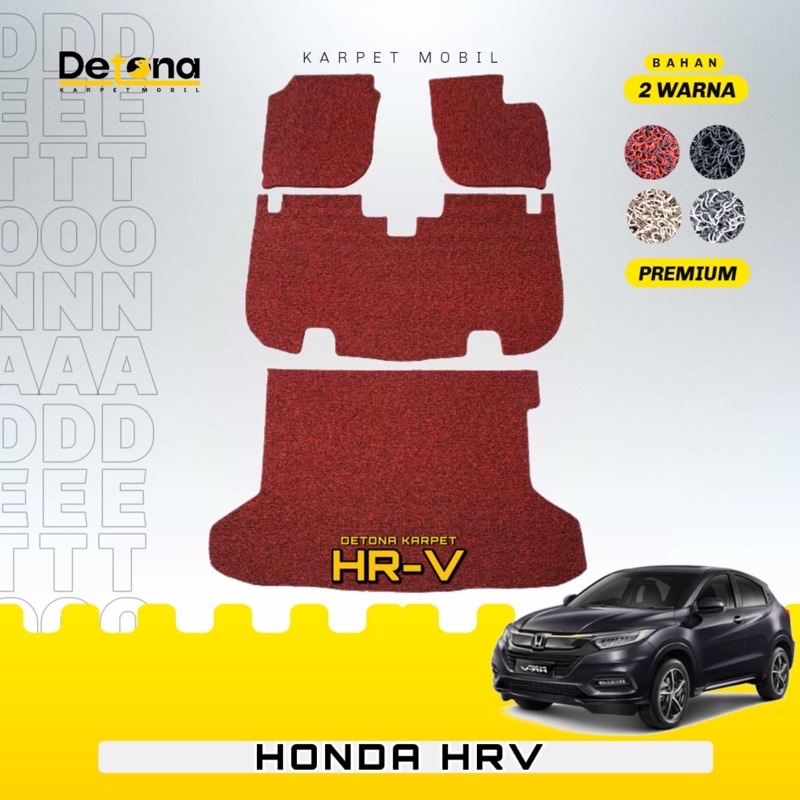 Karpet Mobil Mie PREMIUM Honda HRV 2014-2021 / Karpet Mie Mobil HONDA HRV 2014-2021 ALL TYPE