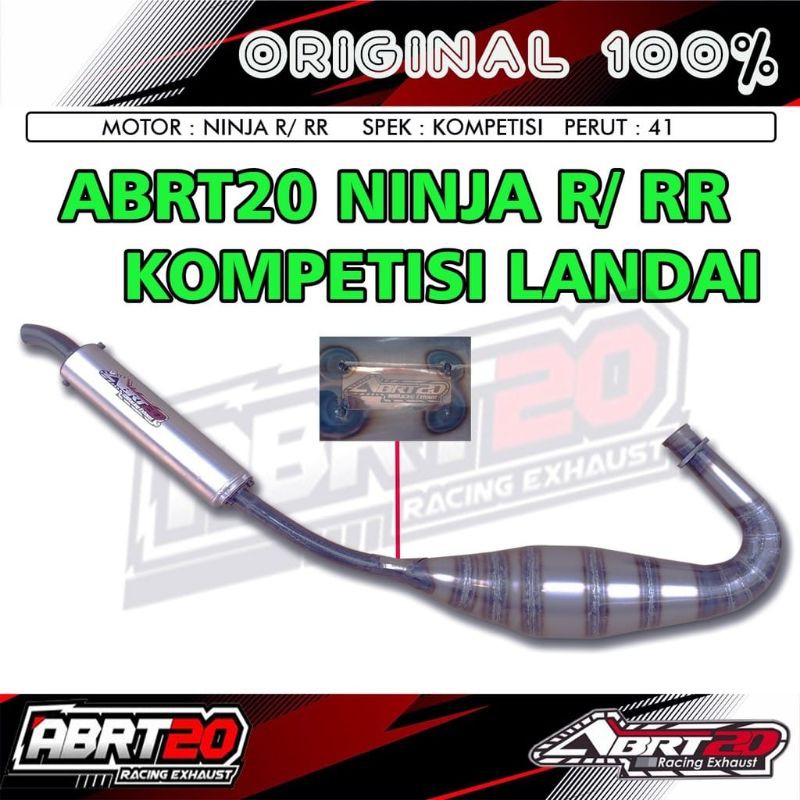 NINJA R RR KOMPETISI LANDAI KNALPOT ABRT20