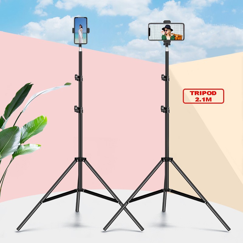 Tripod Camera Light Stand Camera Mobile 2.1 Meter