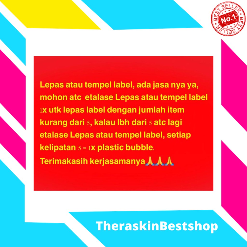 

LEPAS ATAU TEMPEL STIKER/ LABEL yaaa BPOM, Garansi Produk Resmi