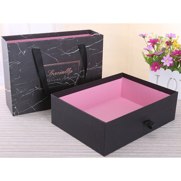  kotak  gifT HAMPERS MARMER BOX box hard hitam keras 