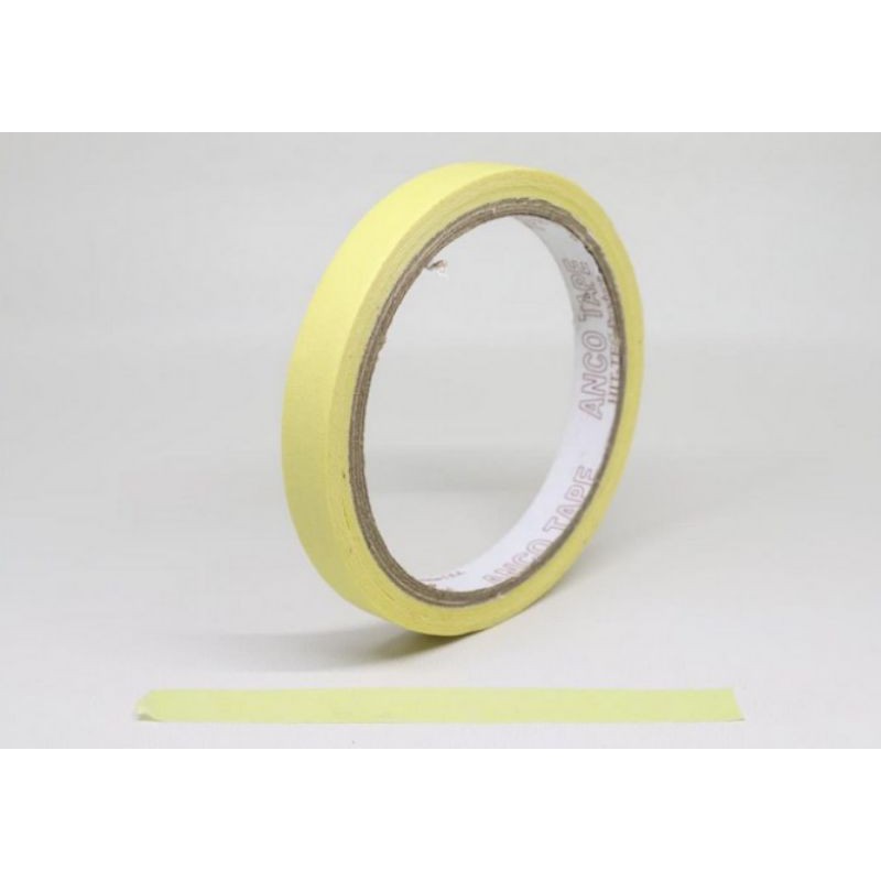 MASKING tape / isolasi kertas 1/2 inc 12 mm 12 meter