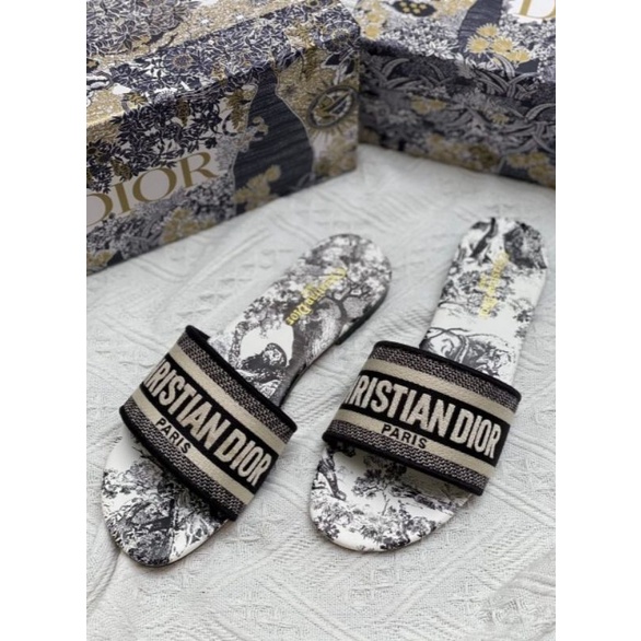 dior d*or DR dweel flat sandal slop new