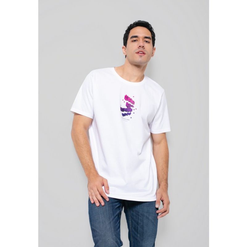 [100% ORIGINAL] KAOS 3SECOND PRIA LOGO HOLOGRAM SIMPLE NEW ARRIVAL