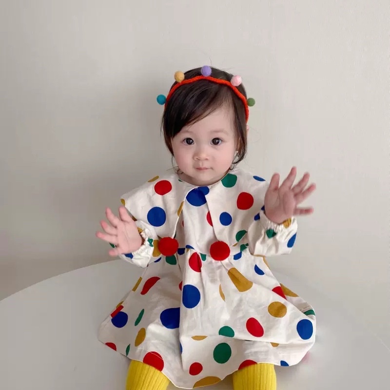 Polka dress / dress anak perempuan