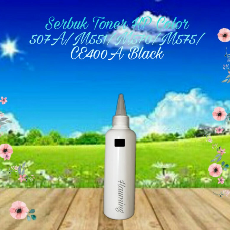 Serbuk Toner HP 507A M551 M570 M575 M551dn M551xh M570dn M575c M575dn M575f CE400A Black 1x Isi