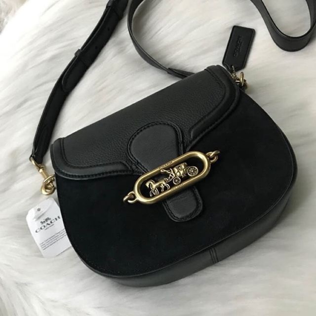 elle saddle bag coach