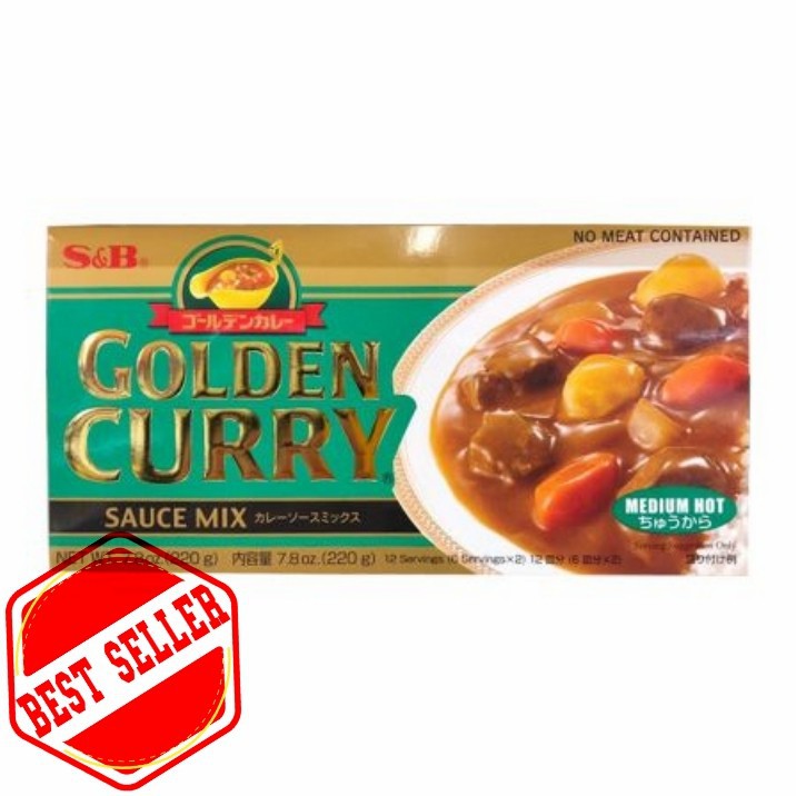 

S&B Golden Curry Medium Hot 220gr / Saus Kari Mix Impor Jepang