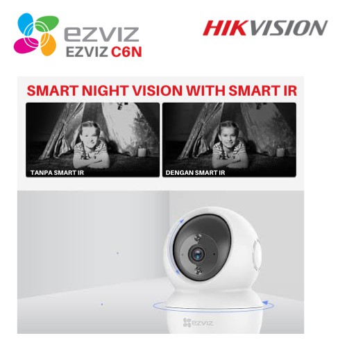 EZVIZ C6N WIRELESS IP CAM 1080P SMART IR NIGHT VISION PENGGANTI C6CN